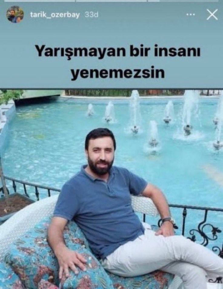 Yarışmayan bir insanı yenemezsin